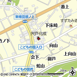 宍戸化成山口工場周辺の地図