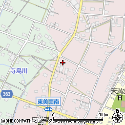 静岡県浜松市浜名区東美薗213周辺の地図