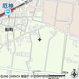 兵庫県加古川市八幡町船町周辺の地図