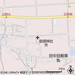 兵庫県三木市別所町石野645周辺の地図