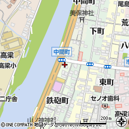 岡山県高梁市鉄砲町2周辺の地図