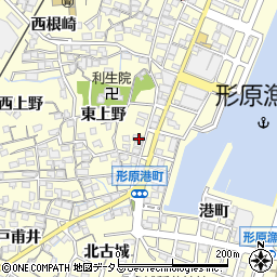 愛知県蒲郡市形原町東上野5-5周辺の地図