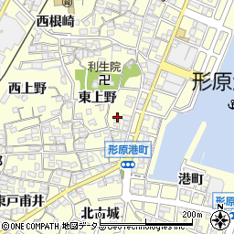 愛知県蒲郡市形原町東上野31周辺の地図