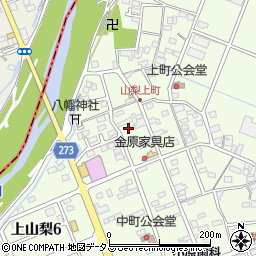 静岡県袋井市上山梨1527周辺の地図