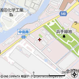 兵庫県姫路市飾磨区中島1343周辺の地図