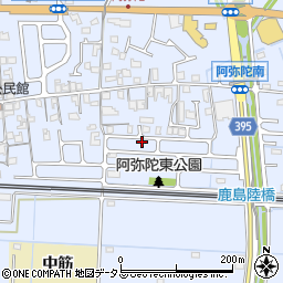 兵庫県高砂市阿弥陀町阿弥陀1286-33周辺の地図