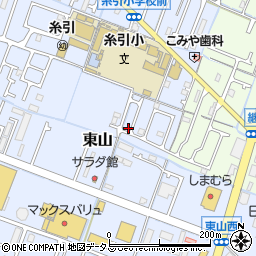兵庫県姫路市東山44周辺の地図