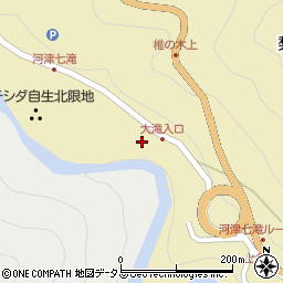 大滝温泉（河津温泉郷）周辺の地図