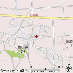 兵庫県三木市別所町石野726周辺の地図