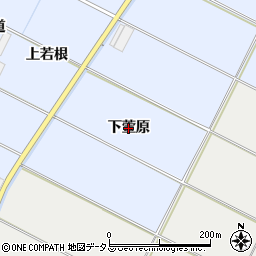 愛知県豊橋市下条東町（下萱原）周辺の地図