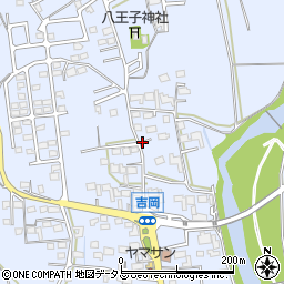 静岡県掛川市吉岡周辺の地図