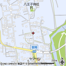 静岡県掛川市吉岡周辺の地図