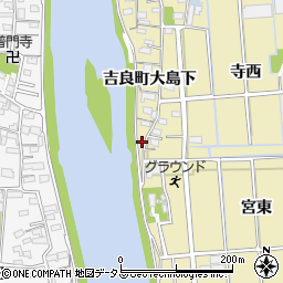愛知県西尾市吉良町大島下24周辺の地図