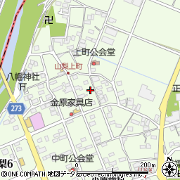 静岡県袋井市上山梨1461周辺の地図