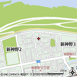 兵庫県加古川市新神野3丁目13-15周辺の地図