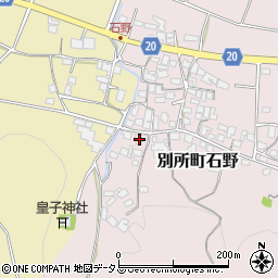 兵庫県三木市別所町石野913-4周辺の地図