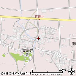 兵庫県三木市別所町石野725周辺の地図