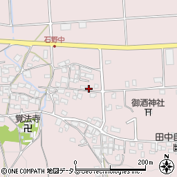 兵庫県三木市別所町石野687-1周辺の地図