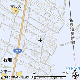 愛知県知多郡美浜町奥田石畑36周辺の地図