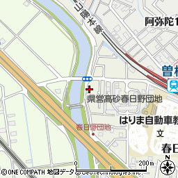 兵庫県高砂市春日野町13-17周辺の地図