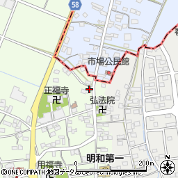 静岡県袋井市上山梨927周辺の地図
