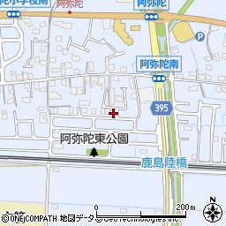 兵庫県高砂市阿弥陀町阿弥陀1286-52周辺の地図