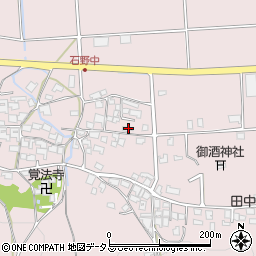 兵庫県三木市別所町石野687周辺の地図