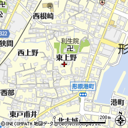 愛知県蒲郡市形原町東上野41-3周辺の地図