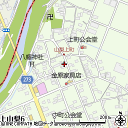 静岡県袋井市上山梨1527-3周辺の地図