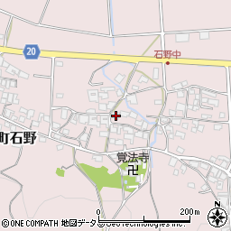 兵庫県三木市別所町石野772周辺の地図