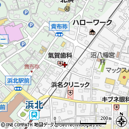 静岡県浜松市浜名区沼260-1周辺の地図