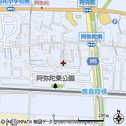 兵庫県高砂市阿弥陀町阿弥陀1286-51周辺の地図