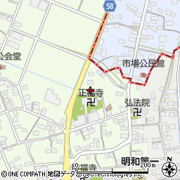 静岡県袋井市上山梨1006周辺の地図