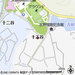 愛知県知多郡美浜町北方十二谷周辺の地図