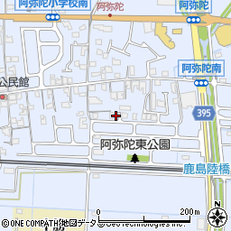 兵庫県高砂市阿弥陀町阿弥陀1274周辺の地図