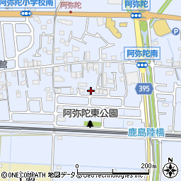 兵庫県高砂市阿弥陀町阿弥陀1286-47周辺の地図