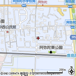 兵庫県高砂市阿弥陀町阿弥陀1343-2周辺の地図