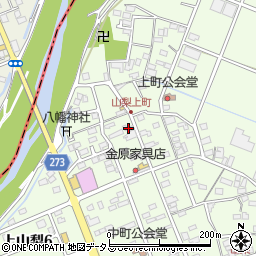静岡県袋井市上山梨1451周辺の地図
