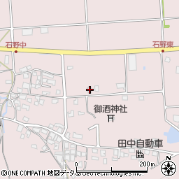 兵庫県三木市別所町石野660周辺の地図