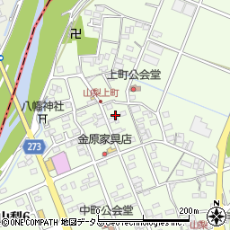 静岡県袋井市上山梨1460周辺の地図