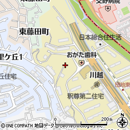 大阪府枚方市釈尊寺町18-13周辺の地図