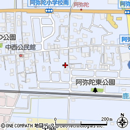 兵庫県高砂市阿弥陀町阿弥陀1413-1周辺の地図