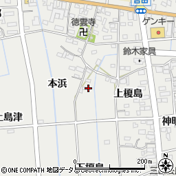 愛知県西尾市吉良町吉田周辺の地図