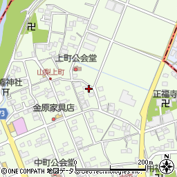 静岡県袋井市上山梨1095-1周辺の地図