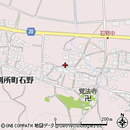 兵庫県三木市別所町石野782周辺の地図