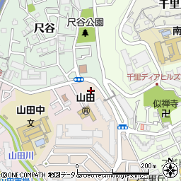 長野西公園周辺の地図