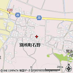 兵庫県三木市別所町石野826-1周辺の地図