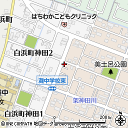 岸田商店周辺の地図