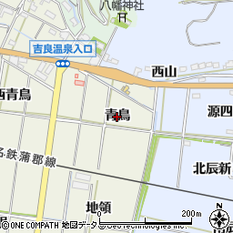 愛知県西尾市吉良町富好新田（青鳥）周辺の地図