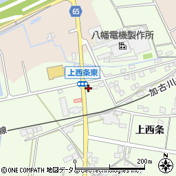 兵庫県加古川市八幡町上西条1099周辺の地図